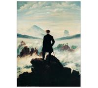 Artopweb EC20851 Friedrich der Wanderer Uber Dem Nebelmeer Decorative Panel, Wood MDF, Multicolour, 60x80 Cm