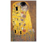 Artopweb EC21453 Klimt The Kiss Decorative Panel, Wood MDF, Multicolour, 60x90 Cm