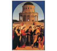 Artopweb EC21741 Raffaello Lo Sposalizio della Vergine Decorative Panel, Wood MDF, Multicolour, 58x88 Cm