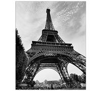 Artopweb EC22072 SILBERMAN La Tour Eiffel Paris Decorative Panel, Wood MDF, Multicolour, 50x63 Cm