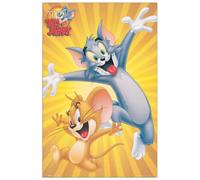 Artopweb EC22092 Looney Tunes Tom And Jerry Decorative Panel, Wood MDF, Multicolour, 60x90 Cm