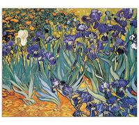 Artopweb EC40088 Pannello Decorativo, Van Gogh-Irises, Legno, Multicolore, 100 x 1.8 x 81 cm, 2247 unità