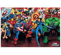 Artopweb EC40119 Pannello Decorativo, Marvel Superheroes, Legno, Multicolore, 90 x 1.8 x 60 cm, 2278 unità