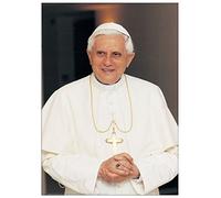 Artopweb Pannelli Decorativi Benedetto XVI Quadro, Legno, Multicolore, 50x1.8x70 cm