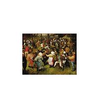 Artopweb Pannelli Decorativi Brueghel Wedding Dancethe Open, Legno, Multicolore, 100x1.8x75 cm