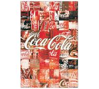 Artopweb Pannelli Decorativi Coca-Cola Patchwork Quadro, Legno, Multicolore, 60x1.8x90 cm, 1469 unità