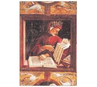 Artopweb Pannelli Decorativi Dante Alighieri Quadro, Legno, Multicolore, 23x1.8x34 cm