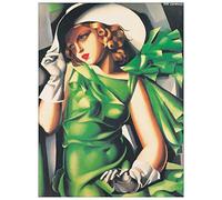 Artopweb Pannelli Decorativi De Lempicka Giovane Ragazza al Vento, Legno, Multicolore, 60 x 80 cm, 148 unità