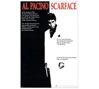 Artopweb Pannelli Decorativi Scarface Quadro, Legno, Multicolore, 61x1.8x91 cm