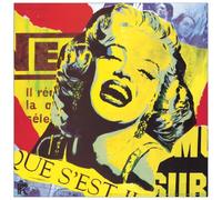 Artopweb Raynal-Que s'Est Il Passe Pannello Decorativo, Legno MDF, Multicolore, 70x70 Cm