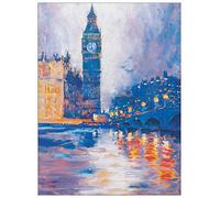 Artopweb TW14606 AVIS Big Ben, London Decorative Panel, Wood MDF, Multicolour, 60x80 Cm