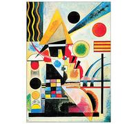 Artopweb TW16078 KANDINSKY Ondeggiamento, 1925 Decorative Panel, Wood MDF, Multicolour, 70x100 Cm