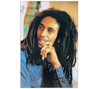 Artopweb TW18430 BOB MARLEY Bob Marley Decorative Panel, Wood MDF, Multicolour, 60x90 Cm