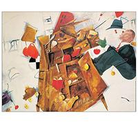 Artopweb TW18743 TADINI Profugo Decorative Panel, Wood MDF, Multicolour, 107x80 Cm