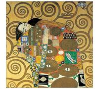 Artopweb TW20859 KLIMT Abbraccio Detail Decorative Panel, Wood MDF, Multicolour, 30x30 Cm