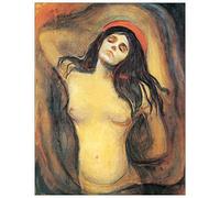 Artopweb TW21511 MUNCH Madonna 1894-1895 Decorative Panel, Wood MDF, Multicolour, 50x63 Cm