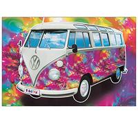Artopweb TW21596 VW CAMPER Love Decorative Panel, Wood MDF, Multicolour, 90x60 Cm