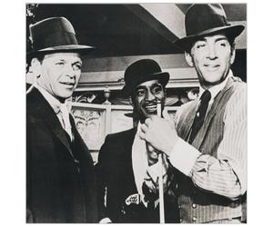 Artopweb TW21833 Frank Sinatra, Dean Martin & Sammy Davis Jr. Decorative Panel, Wood MDF, Multicolour, 40x40 Cm