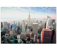 Artopweb TW22290 New York cityscape Decorative Panel, Wood MDF, Multicolour, 60x90 Cm
