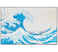 Artopweb ZA15990 HOKUSAI The Great Wave of Kanagawa Decorative Panel, Wood MDF, Multicolour, 75x50 Cm