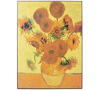 Artopweb ZA22030 VAN GOGH Sunflowers Decorative Panel, Wood MDF, Multicolour, 53x71 Cm