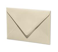 ARTOZ 50 buste per lettere, formato DIN B6, 178 x 125 mm, senza finestra, con chiusura a umido, con linguetta di chiusura in pizzo