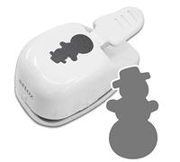 ARTOZ Perforatrice - Pupazzo di neve 3,1 cm - Perforatrice per Natale e Avvento, per inviti, menù e decorazioni, adatta da 140 g/m² a 250 g/m²