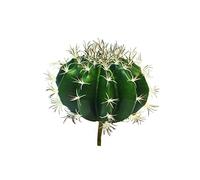 artplants.de Cactus Artificiale di Cuscino della Suocera TONGNA, Gambo, Verde, 18 cm - Cactus Finto
