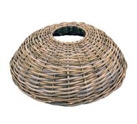 artplants.de Cesto, Grigio-Marrone, 21cm, Ø87cm | per Albero di Natale Jericho in Rattan - Cesto per Abete