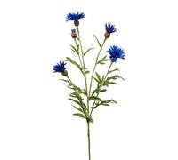 artplants.de Fiordaliso Artificiale ORTIGO, Blu, 60cm - Fiordaliso Finto - Fiori di plastica