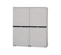 Art Plast Armadio Porta Scope in Polipropilene, Grigio Chiaro, Grande