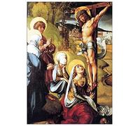 ArtPlaza Albrecht Dürer Seven Mary's Pain-Christ On The Cross Pannello Decorativo, Legno, Multicolore, 70x100 cm