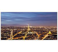 ArtPlaza Art Studio Paris Pannello Decorativo, Legno, Multicolore, 140x70 cm