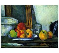 ArtPlaza Cezanne Paul-Still-Life with an Open Drawer Pannello Decorativo, Legno MDF, Multicolore, 120 x 90 cm