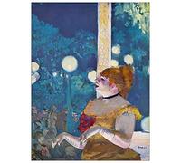 ArtPlaza Degas Edgar in Concert Cafe Pannello Decorativo, Legno, Multicolore, 60x80 cm