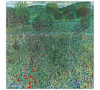 ArtPlaza Klimt Gustav-Female Act with Animals Pannello Decorativo, Legno MDF, Multicolore, 100 x 100 cm