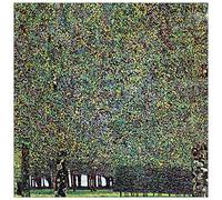 ArtPlaza Klimt Gustav-The Park Pannello Decorativo, Legno MDF, Multicolore, 50 x 50 cm