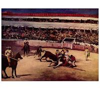 ArtPlaza Manet Ãdouard-Bullfight Pannello Decorativo, Legno MDF, Multicolore, 80 x 60 cm