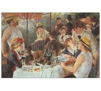 ArtPlaza Renoir Pierre-Auguste Luncheon On The Boat Party Pannello Decorativo, Legno, Multicolore, 90x60 cm