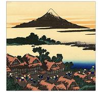 ArtPlaza TW90041 Hokusai Katsushika Dawn at Isawa in the Kai province Decorative Panel, Wood MDF, Multicolour, 50x50 Cm
