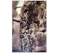 ArtPlaza TW90392 Klimt Gustav Medicine Decorative Panel, Wood MDF, Multicolour, 90x135 Cm