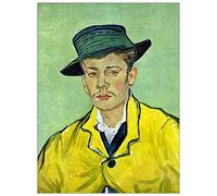 ArtPlaza TW90807 Van Gogh Vincent Portrait of Armand Roulin Decorative Panel, Wood MDF, Multicolour, 90x120 Cm