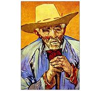 ArtPlaza TW90938 Van Gogh Vincent The Peasant Decorative Panel, Wood MDF, Multicolour, 60x90 Cm