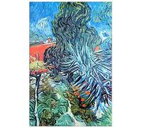 ArtPlaza TW91258 Van Gogh Vincent The garden of Dr. Gachet Decorative Panel, Wood MDF, Multicolour, 60x90 Cm