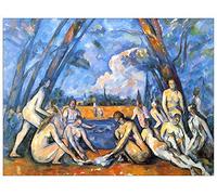 ArtPlaza TW92130 Cezanne Paul Large Bathers II Decorative Panel, Wood MDF, Multicolour, 80x60 Cm