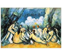 ArtPlaza TW92131 Cezanne Paul Large Bathers I Decorative Panel, Wood MDF, Multicolour, 135x90 Cm