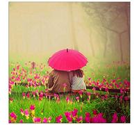 ArtPlaza TW92438 Art Studio Romantic day Decorative Panel, Wood MDF, Multicolour, 30x30 Cm