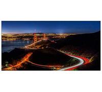 ArtPlaza TW92584 Art Studio San Francisco Decorative Panel, Wood MDF, Multicolour, 140x70 Cm