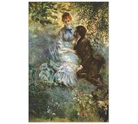 ArtPlaza TW92771 Renoir Pierre-Auguste Pair of Lovers Decorative Panel, Wood MDF, Multicolour, 60x90 Cm
