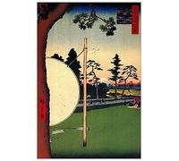 ArtPlaza TW93020 Hiroshige Utagawa Takata Riding Grounds Decorative Panel, Wood MDF, Multicolour, 60x90 Cm